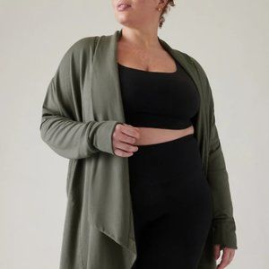 Athleta Pranayama Restore Wrap - Size L, Grey, Gray - SUPER SOFT - NEW WITH TAGS